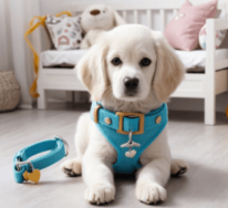 Arnés y collar de perrito